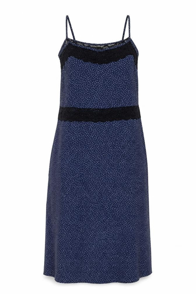 Pins & Needles Women's Blue Polka Dot Slip Dress XS