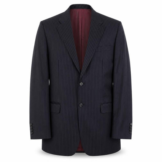 John Lewis Men's Black Striped Blazer Size 40L