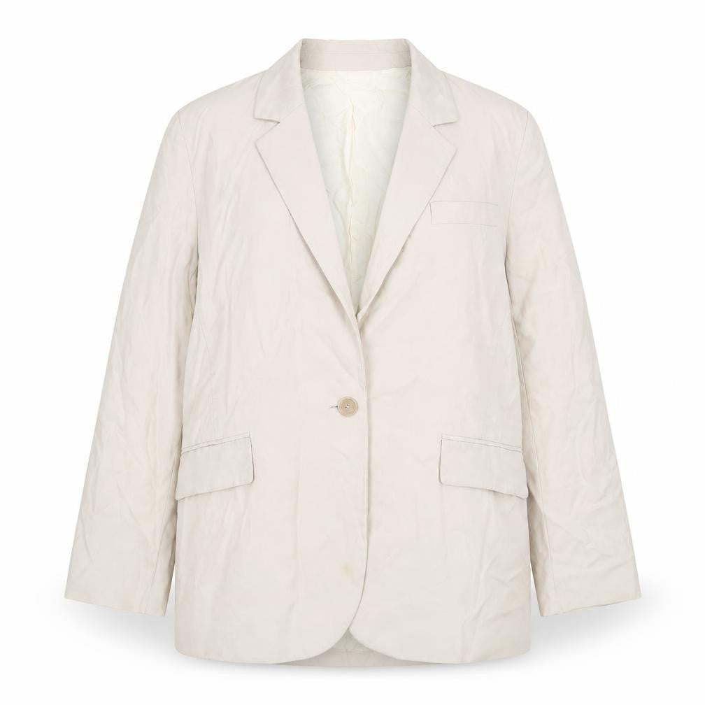 Zara Women's Beige Blazer, Size 8, Lined, Spring Style