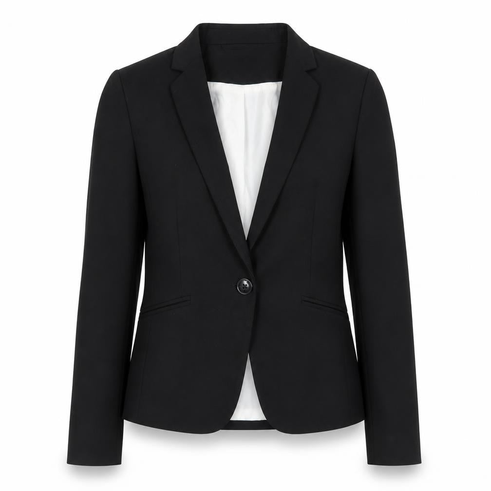 H&M Women's Black Suit Jacket, Size 6, Lined