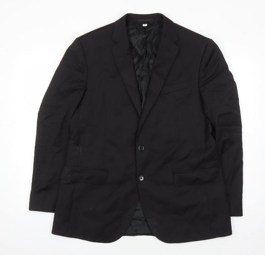 Marks and Spencer Men's Black Wool Blazer 42R