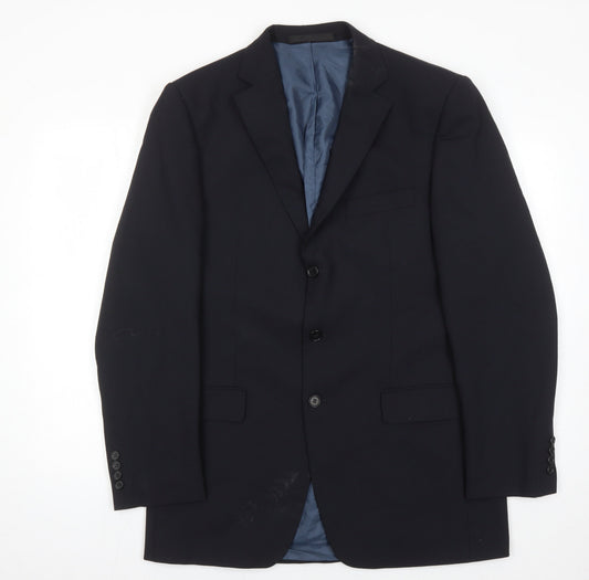 Marks and Spencer Men's Blue Blazer, 40R Chest