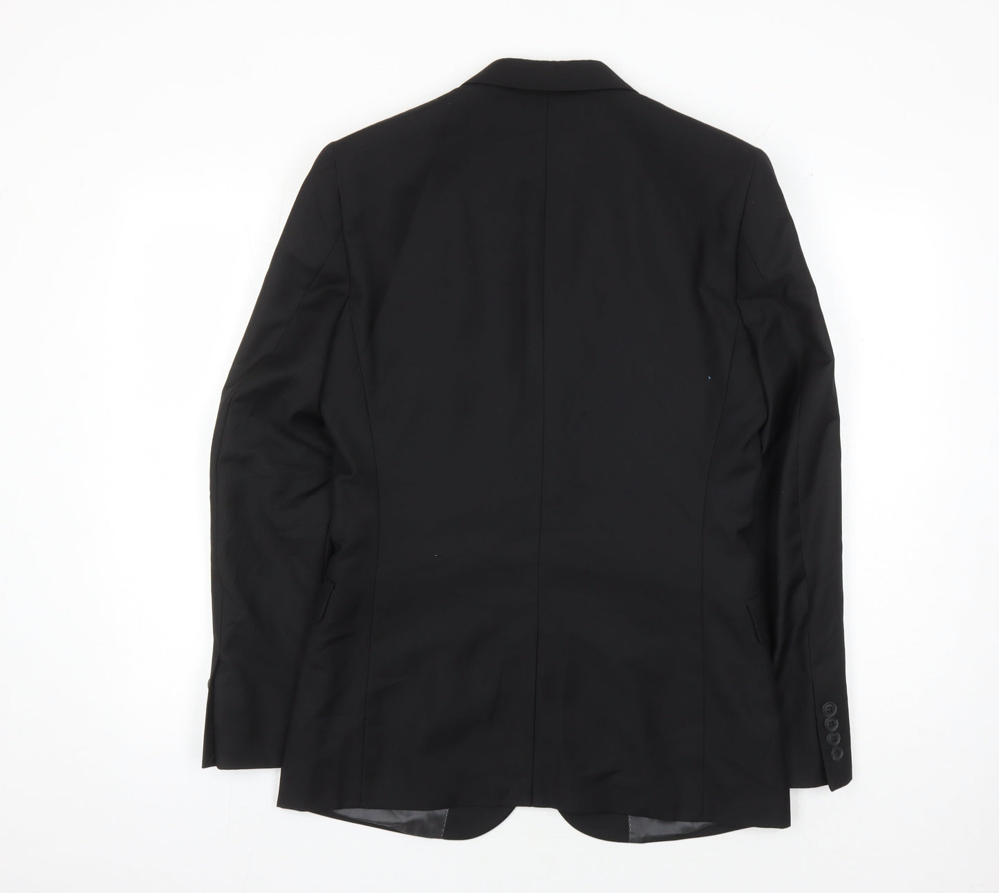 Topman Men's Black Slim Suit Jacket 36R Formal