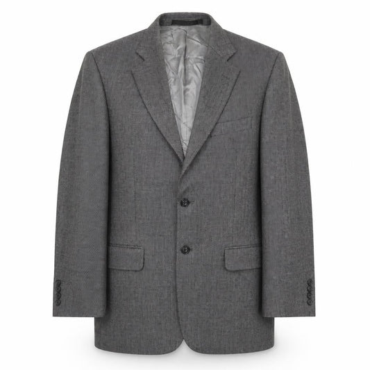 Marks & Spencer Men's Grey Wool Blazer, Size 38R, Formal Wear