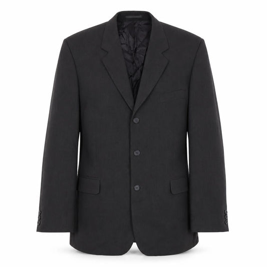 Jonathan Adams Men's Black Formal Blazer, Size 46, Regular Fit