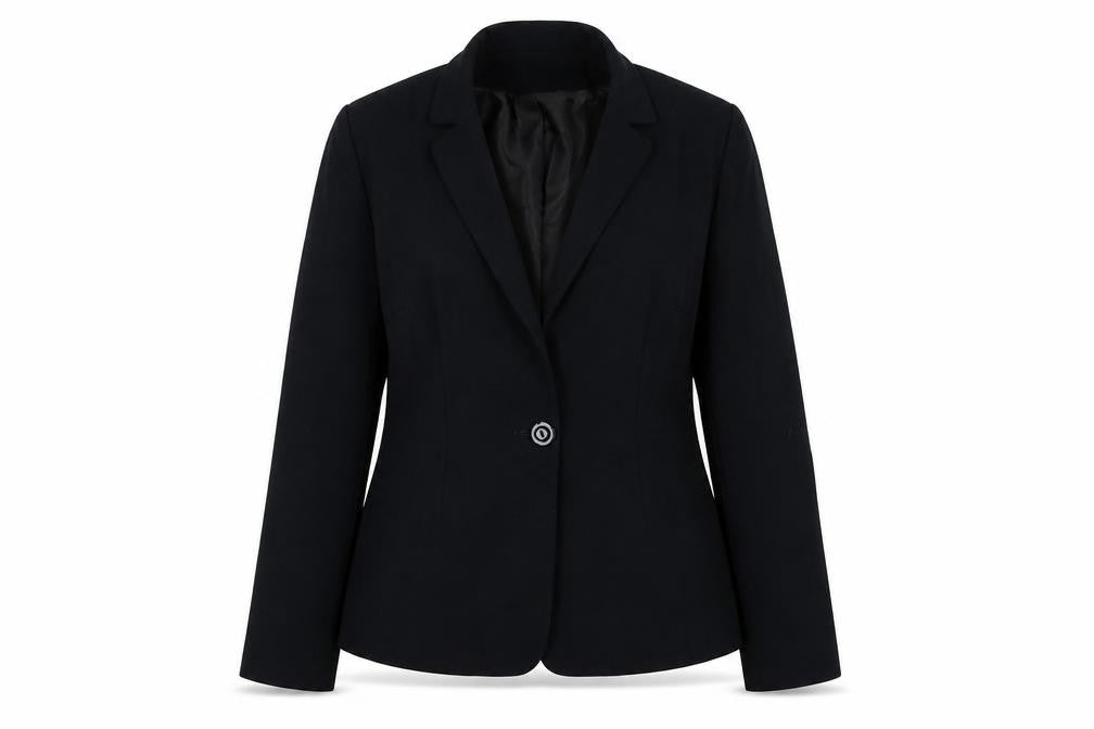 Richards Womens Black Suit Jacket, Size 12, Business