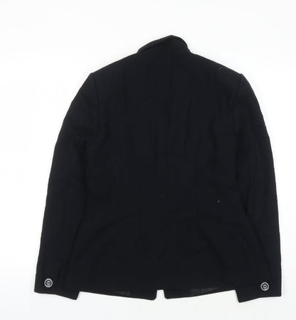 Richards Womens Black Suit Jacket, Size 12, Business