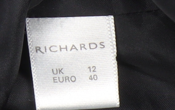 Richards Womens Black Suit Jacket, Size 12, Business
