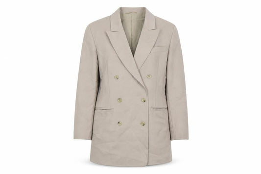Marks & Spencer Women's Beige Wool Blazer 10