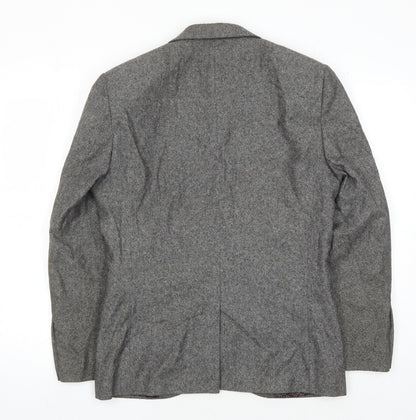 Next Men's Grey Blazer, Size 38S