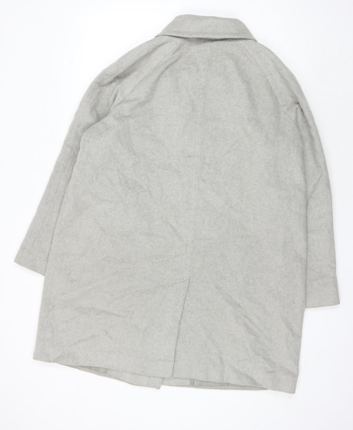 Back view of Cotswold Collections Women's Grey Pea Coat, size 16, Classic Style