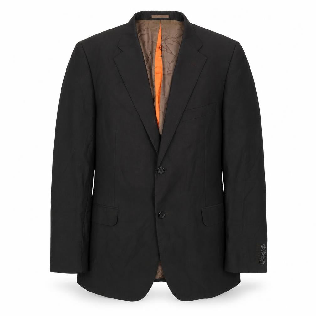 Nigel Hall Men's Black Wool Blazer Size 44 Regular Fit
