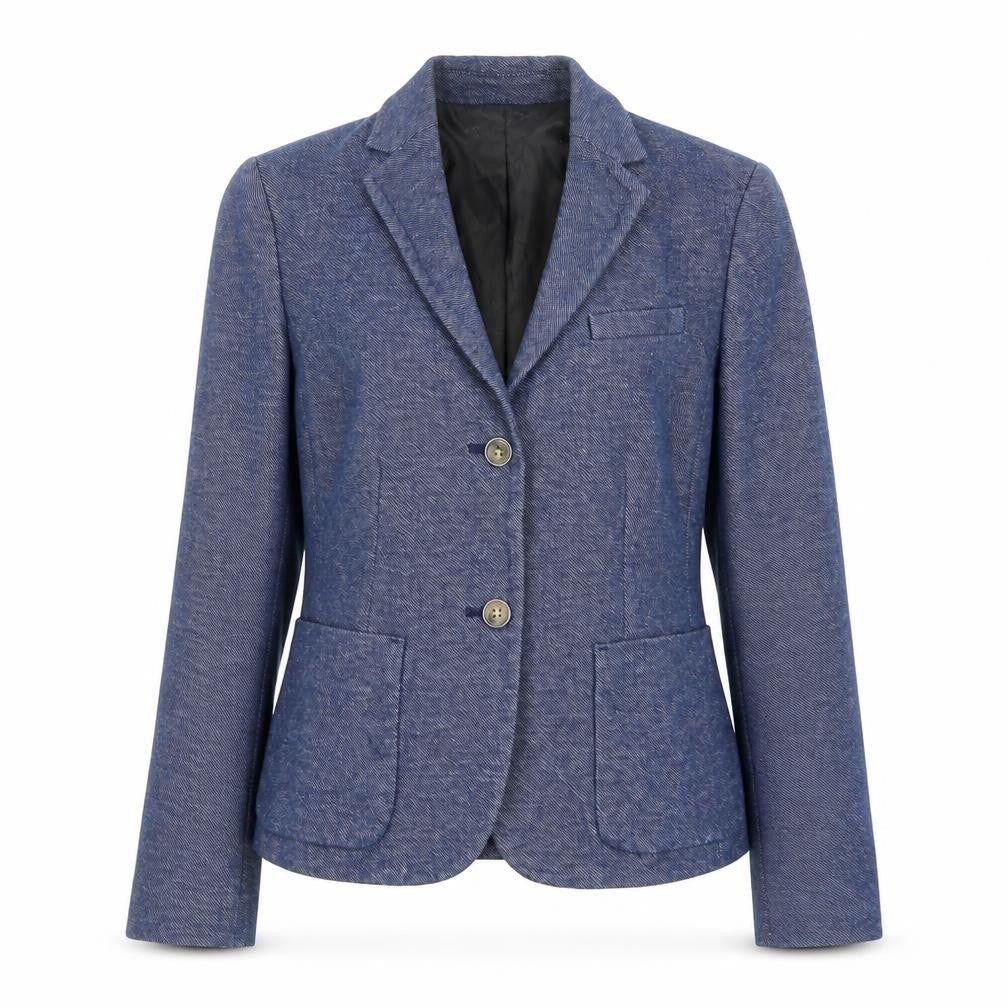 Gap Women's Blue Blazer Size 10 - Modern Style