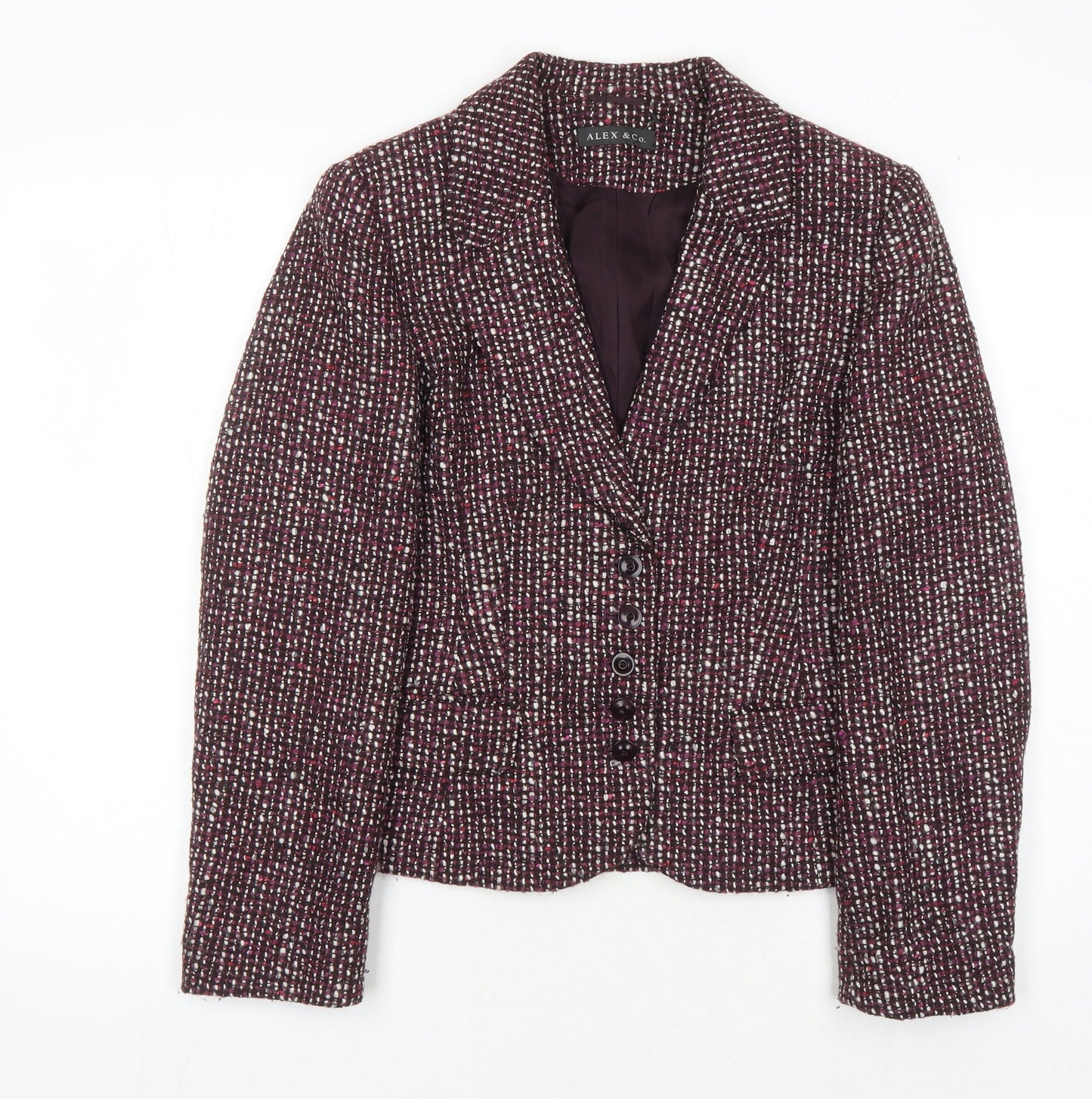 Alex & Co Women's Multicoloured Short Blazer Size 12