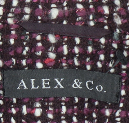 Alex & Co Women's Multicoloured Short Blazer Size 12