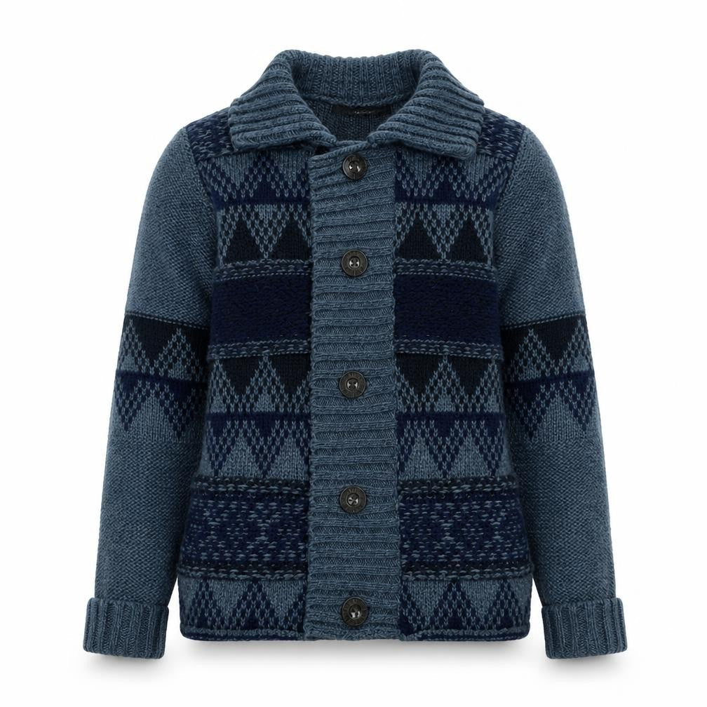 Calvin Klein Women's Blue Collared Cardigan, Size S