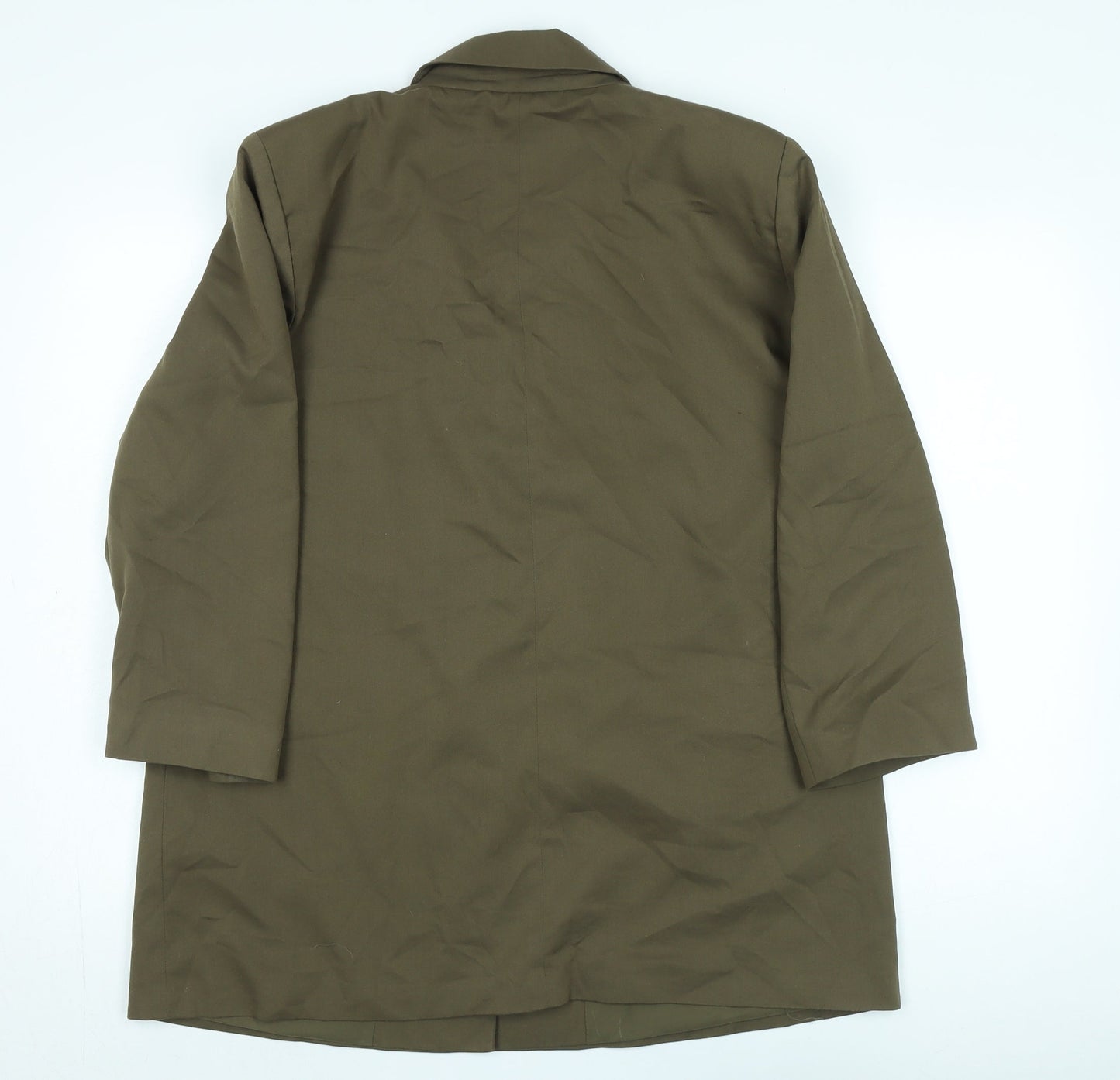 Vila Women's Green Blazer, Size 16, Regular Fit, Twill