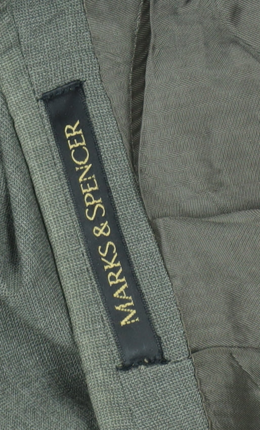 Marks and Spencer Men's Grey Blazer, Size 40R, Classic Fit