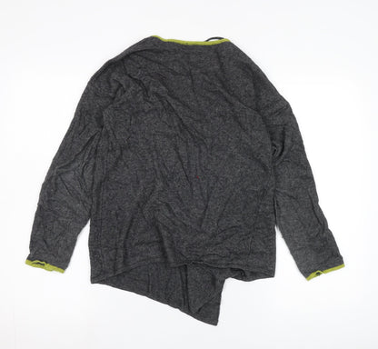Benedetta B Women's Grey Cardigan, Size S, Merino Wool