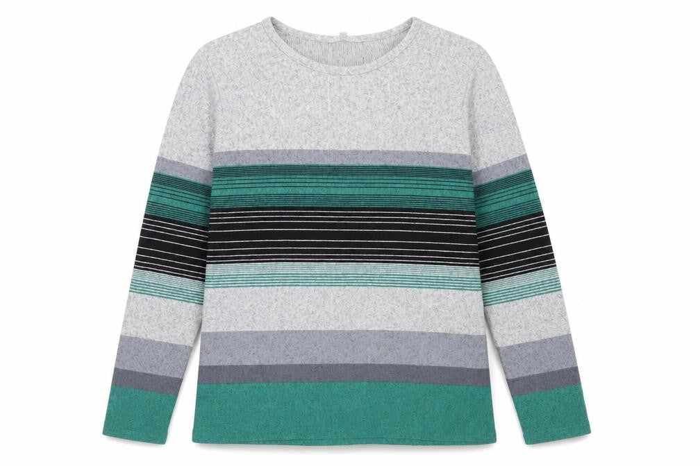 Pebble Bay Women’s Multicoloured Striped Pullover Jumper M