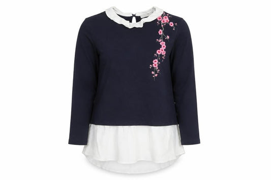 Marks and Spencer Women's Blue Collared Blouse, Size 14
