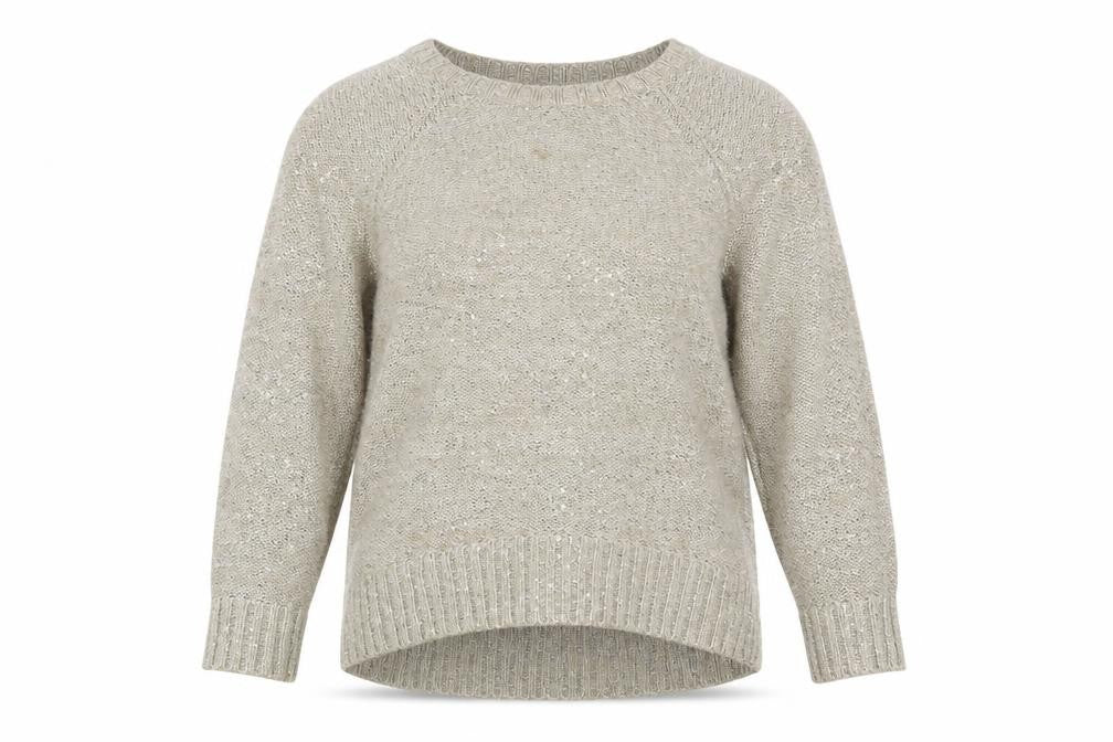 Marks & Spencer Womens Beige Pullover Jumper Size 8