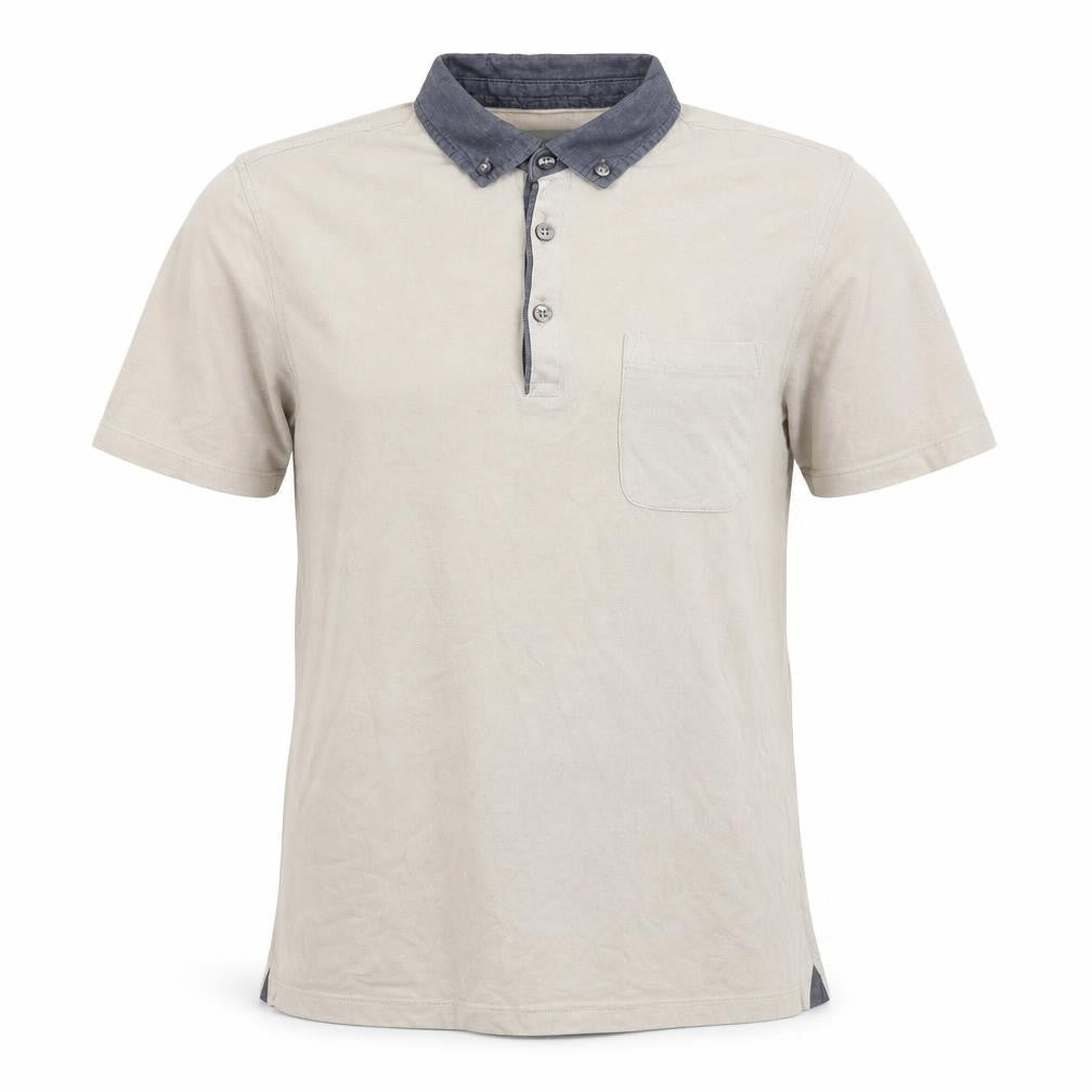 Marks & Spencer Men's Beige Slim Fit Polo Shirt S