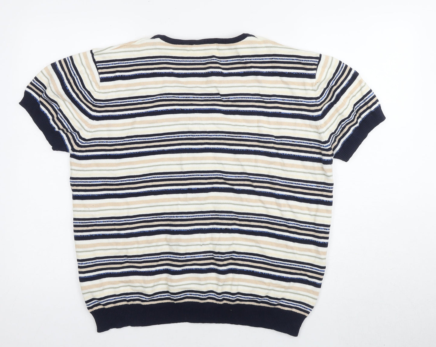 Tulchan Women's 2XL Multicoloured Striped Cardigan