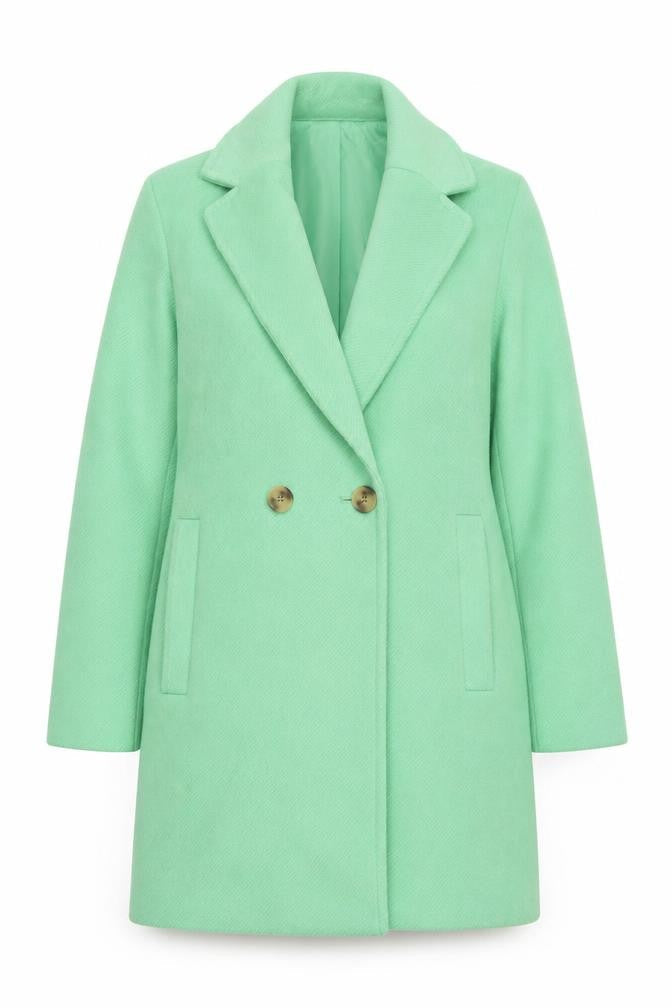 Marks & Spencer Green Women's Coat Size 8 Casual