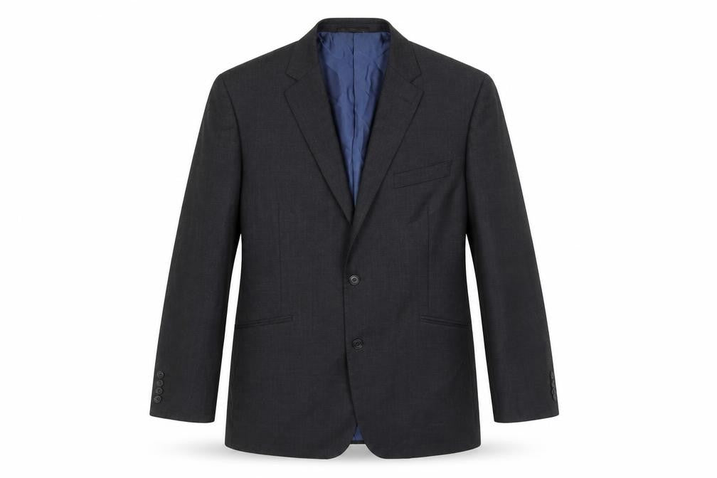 Samuel Windsor Men's Grey Blazer 44 Regular Wool