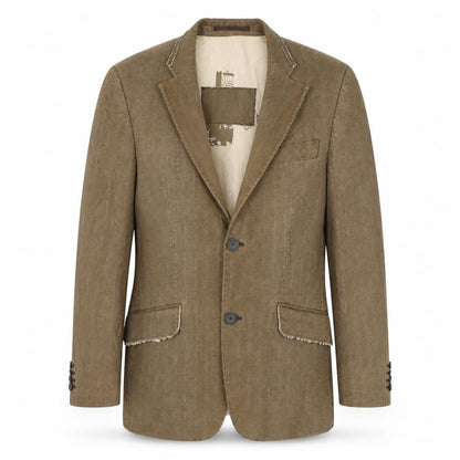 River Island Women's Brown Blazer S Pinstripe