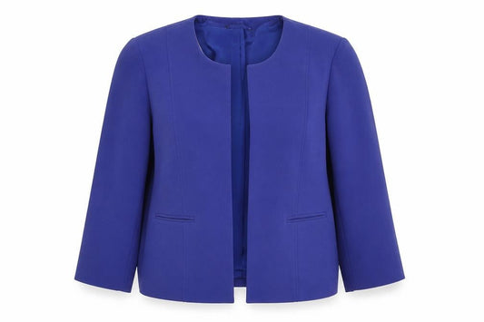 Bonmarché Women's Blue Jacket, Size 16, No Button