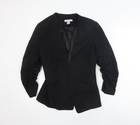 H&M Women's Black Suit Jacket, Size 12, Regular Fit