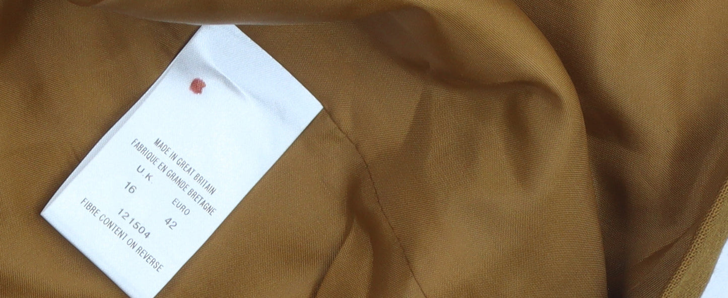 Eastex Women's Brown Suit Jacket, Size 16, Lined