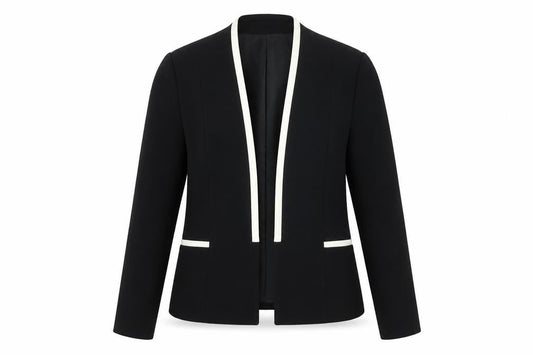 John Lewis Womens Black Shawl Lapel Suit Jacket Size 12