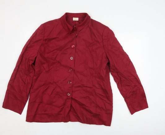 Country Casuals Women's Red Blazer Size 18