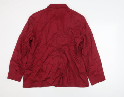 Country Casuals Women's Red Blazer Size 18