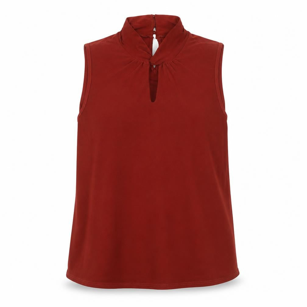 Wallis Women’s Red High Neck Tank, Size 12