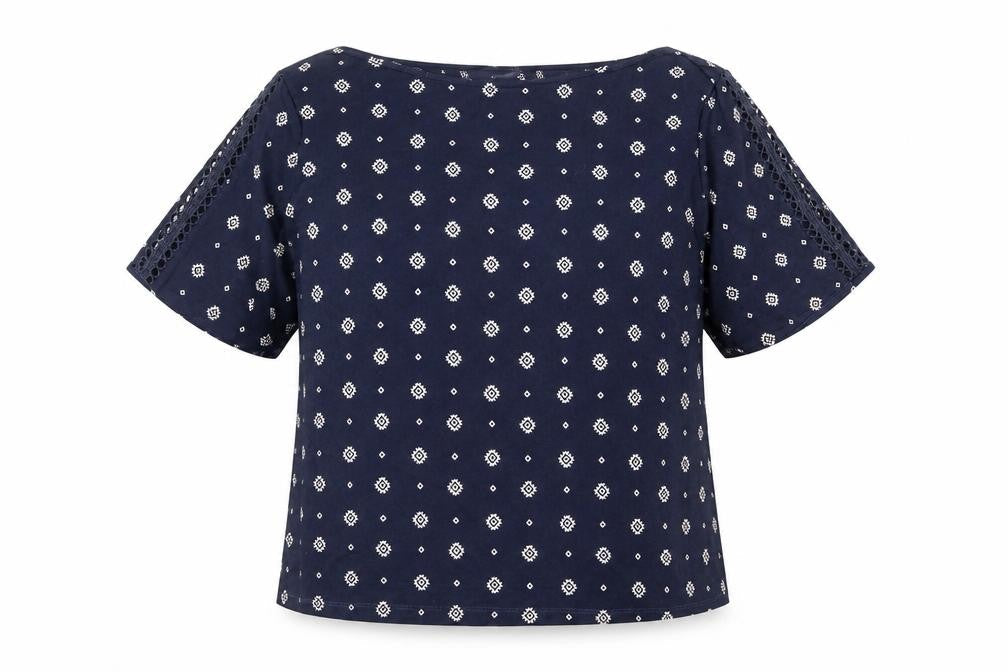 Marks & Spencer Women's Blouse Size 18 Geometric Print