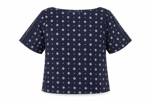 Marks and Spencer Women's Blouse Size 18 Geometric Print