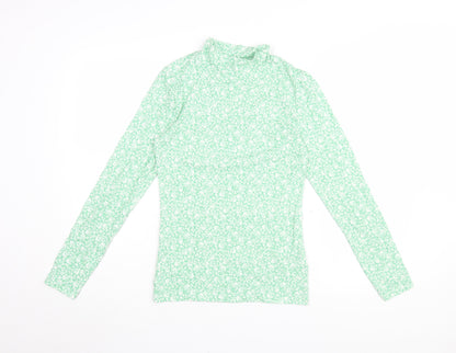 Marks & Spencer Women's Green Floral Blouse 10
