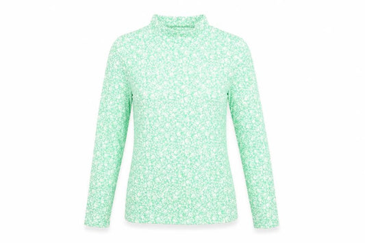 Marks and Spencer Women's Green Floral Blouse 10