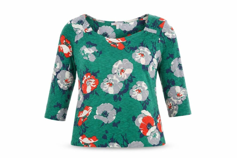 Marks & Spencer Floral Blouse Women Green Size 14