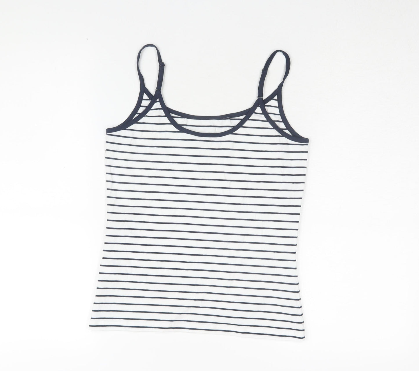 Marks and Spencer Women’s White Striped Camisole Tank