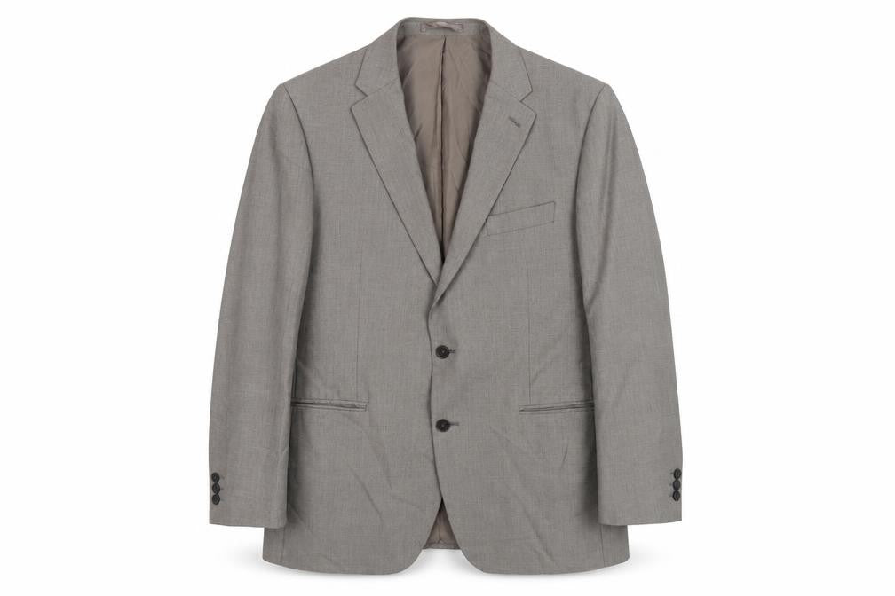 Karl Jackson Men's Grey Blazer, Size 42, Regular Fit