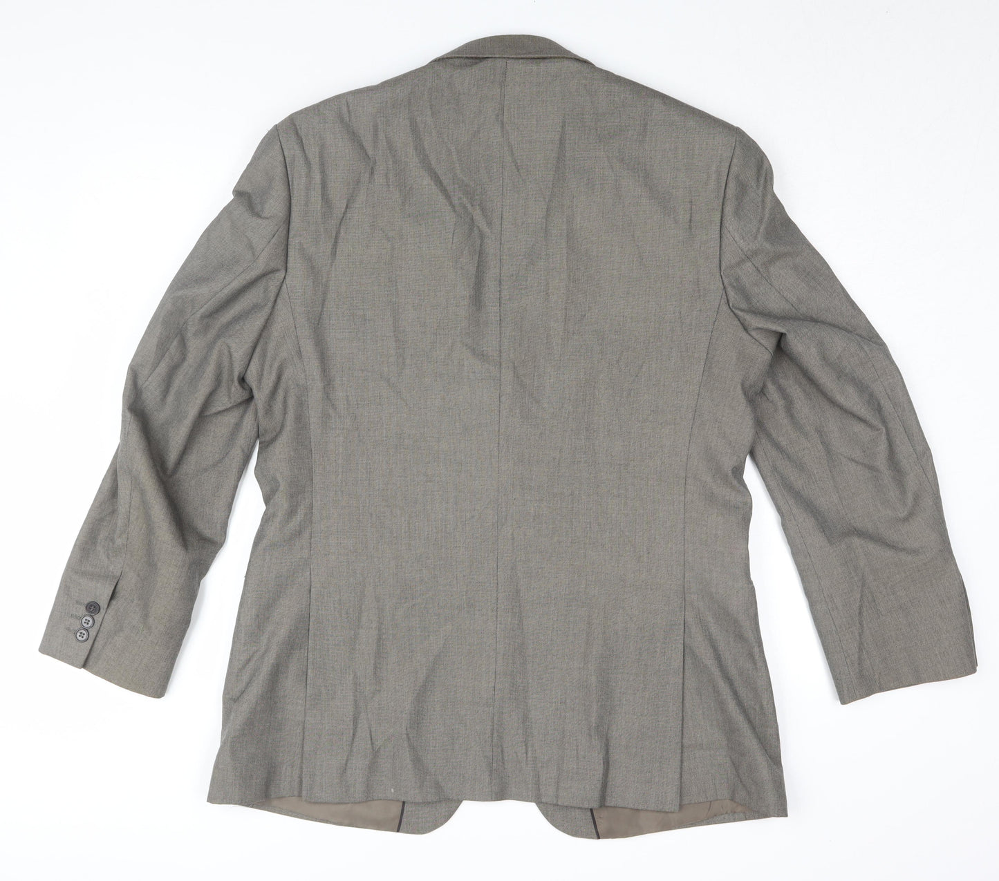 Karl Jackson Men's Grey Blazer, Size 42, Regular Fit