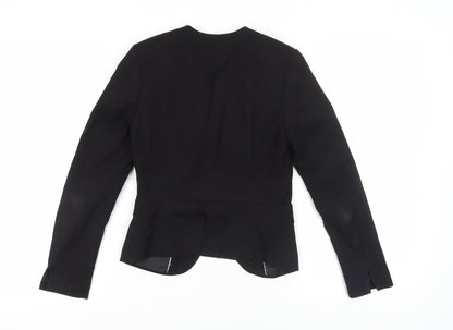 H&M Women's Black Suit Jacket Size 4 – Classic Style