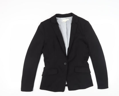 H&M Women's Black Blazer Suit Jacket Size 12