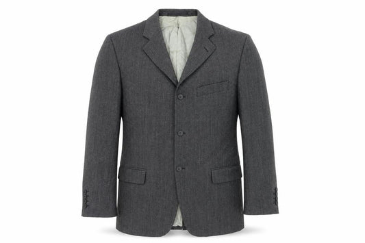 Hugo James Men's Grey Blazer, Size 42, Regular Fit