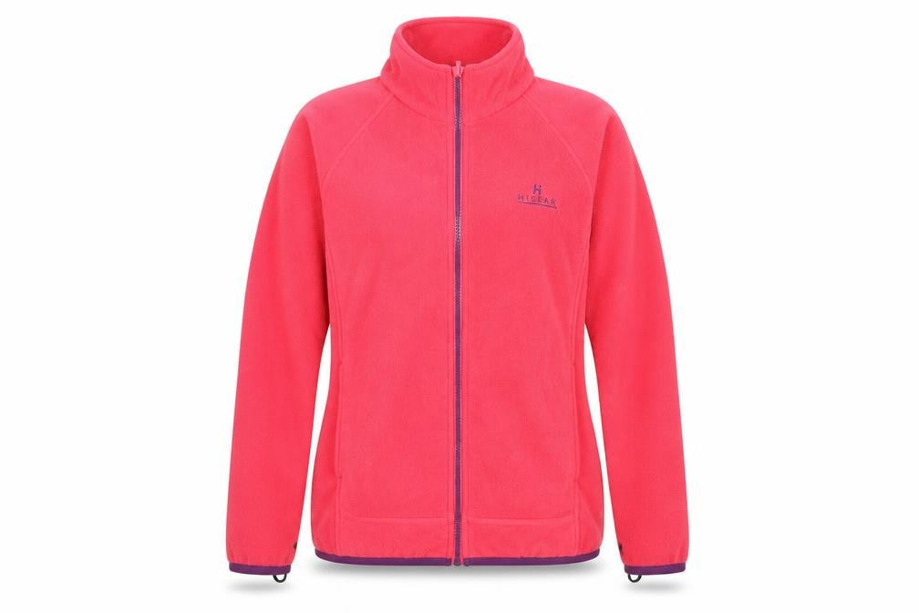 Hi Gear Women's Pink Fleece Jacket, Size 4, Full Zip